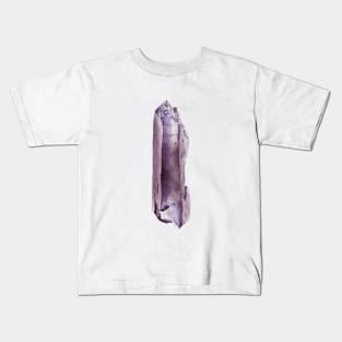 Amethyst crystal Kids T-Shirt